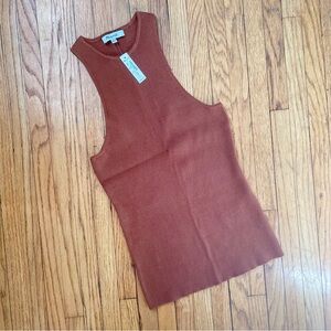 Madewell The Signature Cutaway Knit Tank, S, NWT
